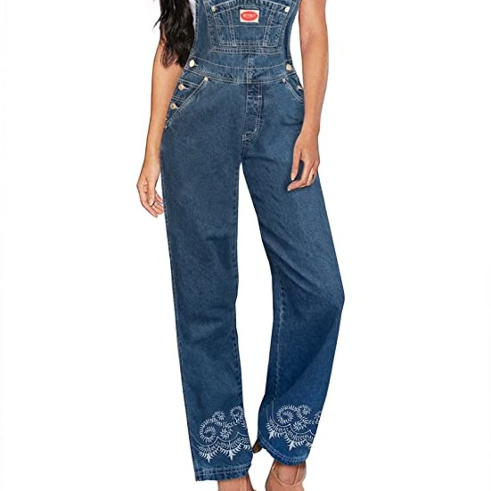 New Revolt Super Comfy Denim Jumpsuit Overalls.